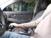 Driving and stroking that cock