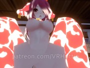 Hot Horny Cow Girl Wakes You Up AT Spa Red Head Sauna Face Sit Belly Piercing POV Lap Dance 3/16