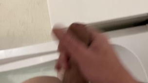 Handjob. Guy fingering cock. My TWITTER @jacks69on