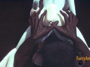 Furry Hentai - Demond Wolf & Artic Fox Hard Sex 11/16