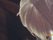 Furry Hentai - Demond Wolf & Artic Fox Hard Sex 6/16