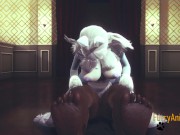 Furry Hentai - Demond Wolf & Artic Fox Hard Sex 9/16