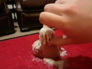 Small Penis Hot Wax CBT - Part 2 - Edging with set wax