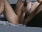 Anal DP orgasm with cream during orgasm 16/16