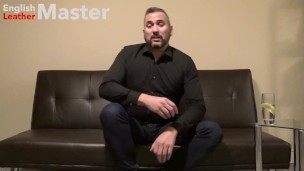 DILF Bull in black shirt and leather shoes tells you about making you a cuck PREVIEW