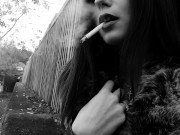 Smoking In My Leather Fur Jacket