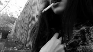 Smoking In My Leather Fur Jacket