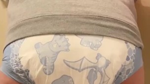 FTM Boy Diaper Enema Release