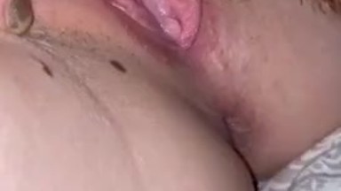 Watch her red bearded husband lick her pussy to get it all nice & wet before he can insert anything