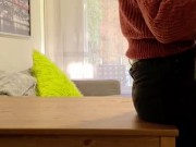 Naemyia baisée sur sa table durant le confinement 1/16