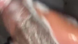 BIG BLACK DICK GETS STROKED IN THE SHOWER @1macmillion