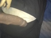 Big/huge Black dick/cock bouncing/masterbation