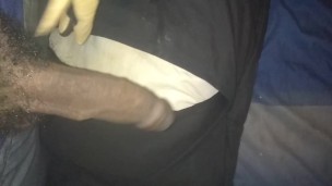 Big/huge Black dick/cock bouncing/masterbation