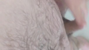Showering off the cum from today's jerk session