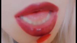 Hottest lip tease ever 