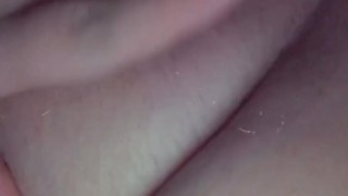 Playing with my fat wet pussy