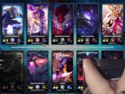 Girl playing League of Legends after over a month break