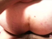 Pregnant Readhead Sub First DAP and ass to mouth 14/16