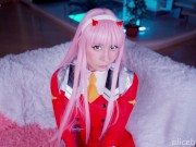 Zero Two Masturbate pussy AliceBong