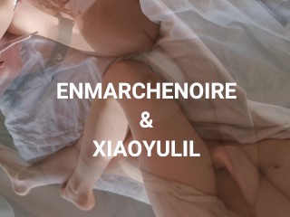 XIAOYULIL&ENMARCHENOIRE made fantastic BLOWJOB in Paris