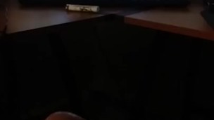 Stroking my cock to some hentai