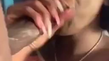 Sucking that Big Uncut Dick Sloppy why his girlfriend 