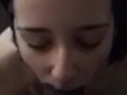  First Time Sucking a Big Cock in College // onlyfans: kamkundalini 3/16