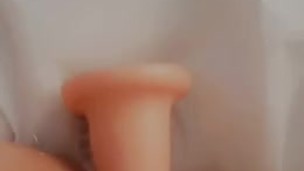 Fucking my dildo 
