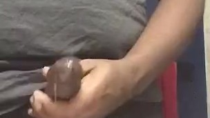 Spraying my cum everywhere 