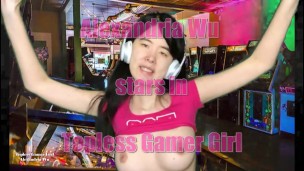 Topless Gamer Girl Promo