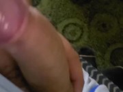 Jerking off cock 