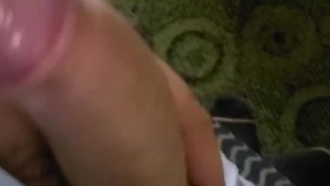Jerking off cock 
