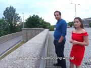 HUNT4K. 21-old hottie gives juicy pussy to a stranger to pay all dads bills 2/16