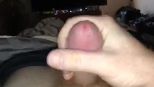POV JERKING MY HARD COCK