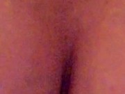 Closeup of my tits bouncing while I ride two cocks 10/16