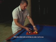 follo duro en una mesa de billar y recibo un gran semen en mi cara kathalina7777 7/16