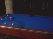 follo duro en una mesa de billar y recibo un gran semen en mi cara kathalina7777 8/16