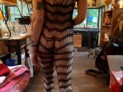 Hot petite tits and ass in body suit  6/16
