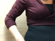 Follow Milf Into Women's Restroom To Pee 13/16