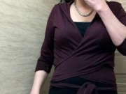 Follow Milf Into Women's Restroom To Pee 16/16