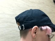 Follow Milf Into Women's Restroom To Pee 9/16