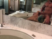 Fit Couple Have Anniversary Sex in Hottub 7/16