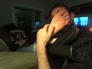 Gwen has Every Inch of Her PERFECT Pink Soles Licked Passionately! FULL HD 2/16