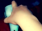 Trying out my brand new huge dildo;) Almost too much to handle  1/16