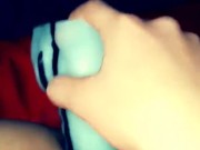 Trying out my brand new huge dildo;) Almost too much to handle  12/16