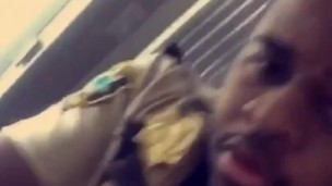 Black cop strokes his BBC