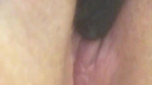 Latex gloves in my pussy 