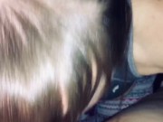 Friends Mom love’s sucking my young cock dry and showing me her cum mouth  11/16