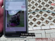 DEUTSCHE REIFE GOTHIC FRAU MIT VIEL MAKE UP BEIM POV USERTREFFEN 2/16