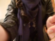 Classy Piss Whore Plays In The Hotel Lobby Restoom 14/16